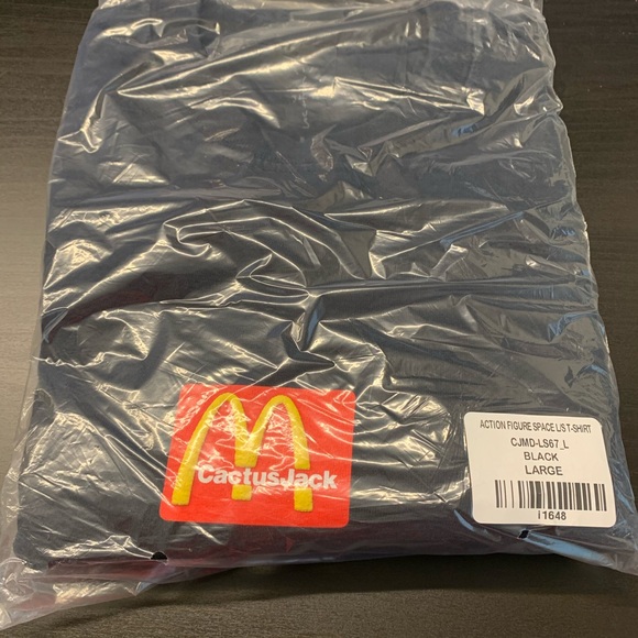 Travis Scott McDonalds Action Figure Space L/S NWT - Picture 3 of 3